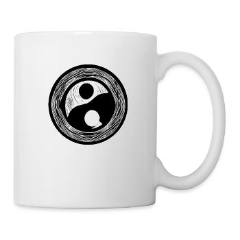 Yin Yang Sign Symbol Peace Happy 11 - Mug - white - Right