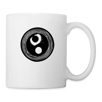 Yin Yang Sign Symbol Peace Happiness Vector 8 - Mug - white - Right