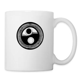 Yin Yang Sign Symbol Peace Happiness Vector 12 - Mug - white - Right