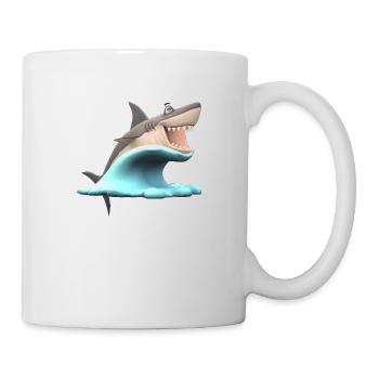Shark Wave Water Ocean Sea - Mug blanc - blanc - Droite
