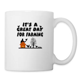 Ferme - Mug blanc - blanc - Droite