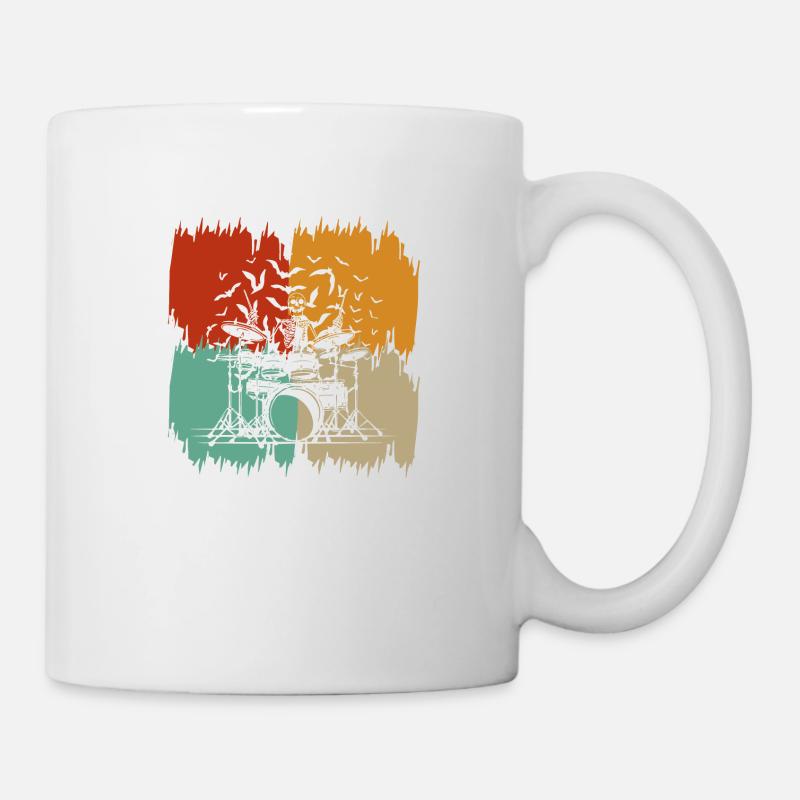 Drums Drummer Drums Drummers - Mug blanc - blanc