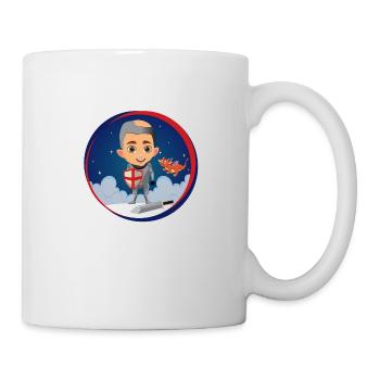 Kopfhelm Therapie Ritter - Tasse - Weiß - Rechts
