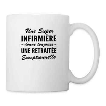 super infirmière - retraitée exceptionnelle - Mug blanc - blanc - Droite