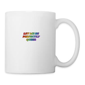 Let Me Be Perfectly Queer - rainbow - Mug - white - Right