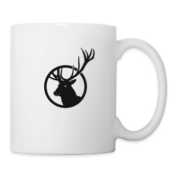 Cerf - Mug blanc - blanc - Droite