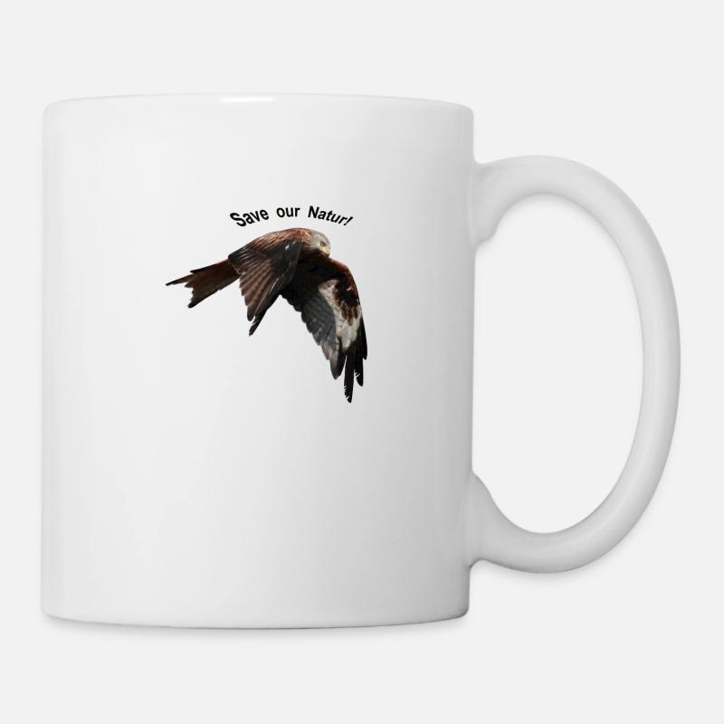 ROTMILAN 2A Schwarz - Tasse - Weiß