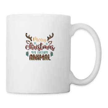 Merry Christmas, Christmas, Ugly Sweater, tree - Mug - white - Right