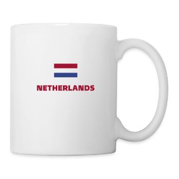 Pays-Bas de football 2022 Holland Heartbeat - Mug blanc - blanc - Droite
