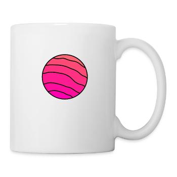 Farbige Dämmerung - Tasse - Weiß - Rechts