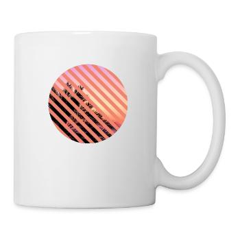 T-shirt holiday beach palm trees holiday summer sun - Mug - white - Right