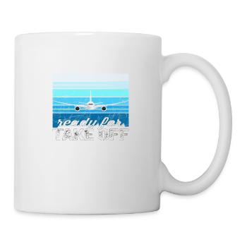 Ready for Take Off - Vintage Sun Gift - Mug - white - Right