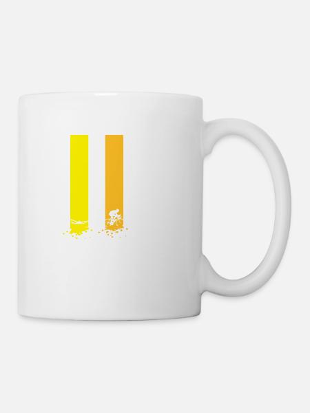 Triathlon Swim Bike Run - Mug blanc - blanc