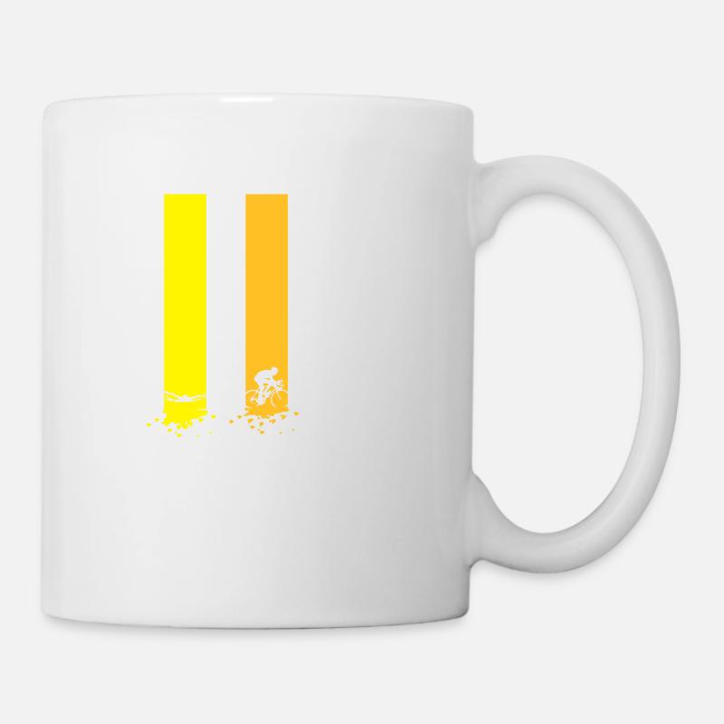 Triathlon Swim Bike Run - Mug blanc - blanc