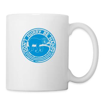 Don't hurry be happy - Mug - white - Right