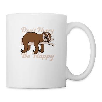Don't hurry be happy - Mug - white - Right