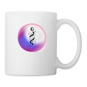 Magischer Kristall - Tasse - Weiß - Rechts