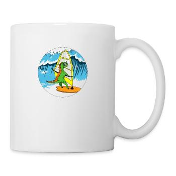 Wellenuntersetzer weiß - Tasse - Weiß - Rechts