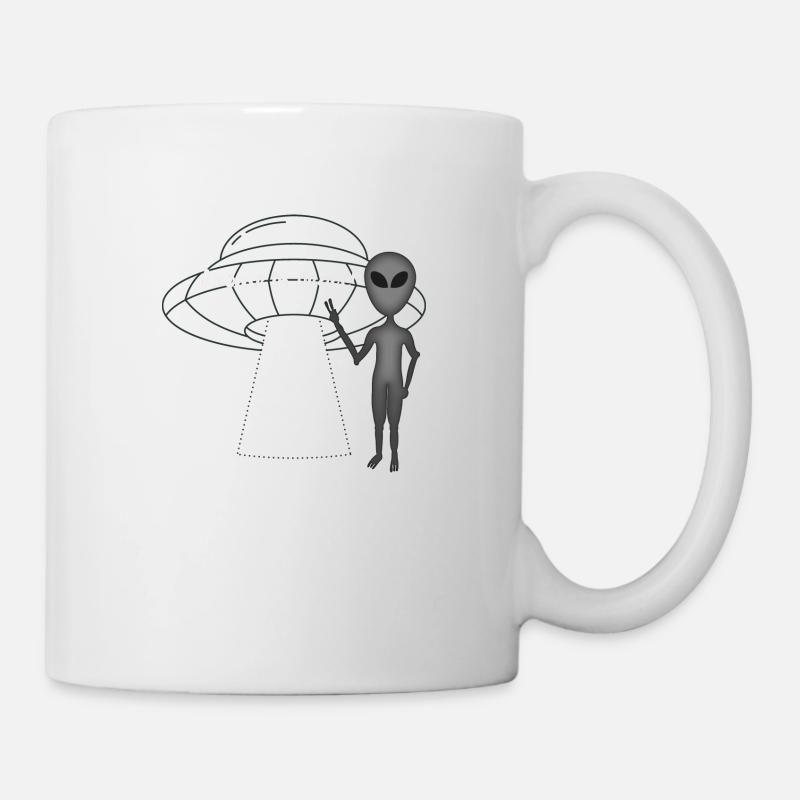 Außerirdischer - Tasse - Weiß