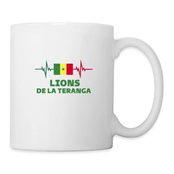 lion de teranga Football 2022 Sénégal - Mug blanc - blanc - Droite