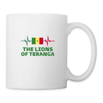 lion de teranga Football 2022 Sénégal - Mug blanc - blanc - Droite