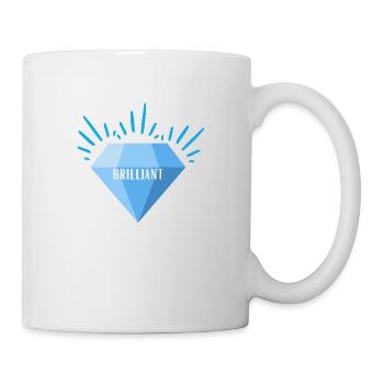 diamand brilliant - Mug blanc - blanc - Droite