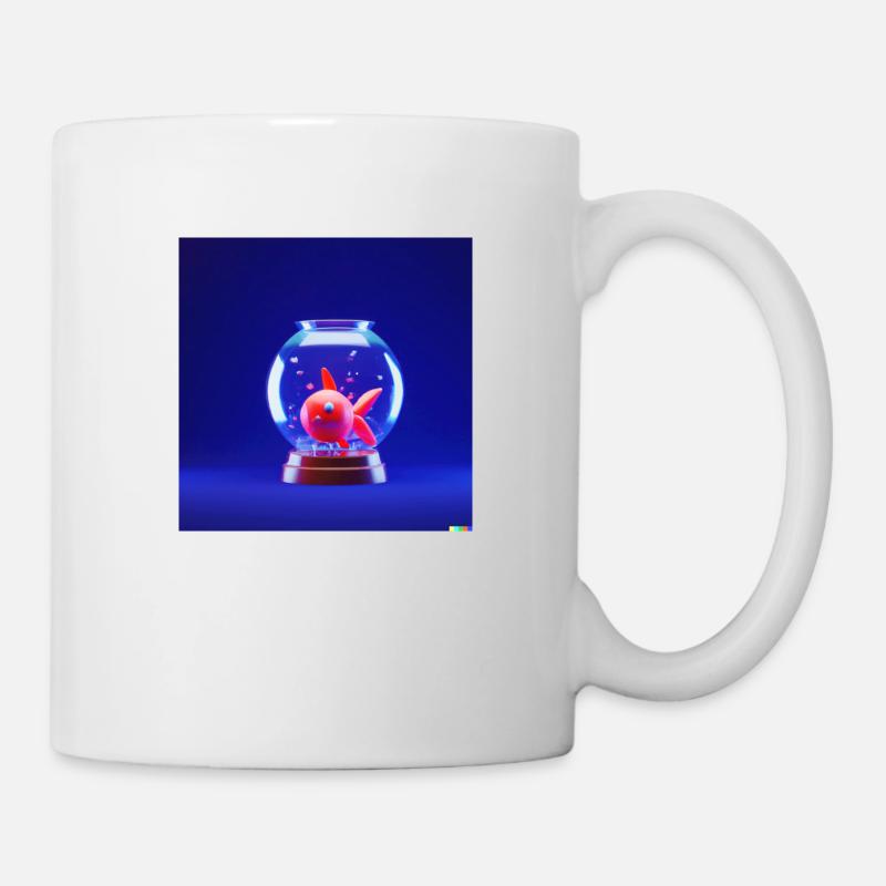 Aquarium Fish - Tasse - Weiß