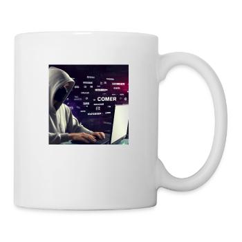 Cyberattaque - Mug blanc - blanc - Droite
