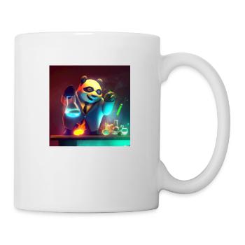Science Panda - Tasse - Weiß - Rechts