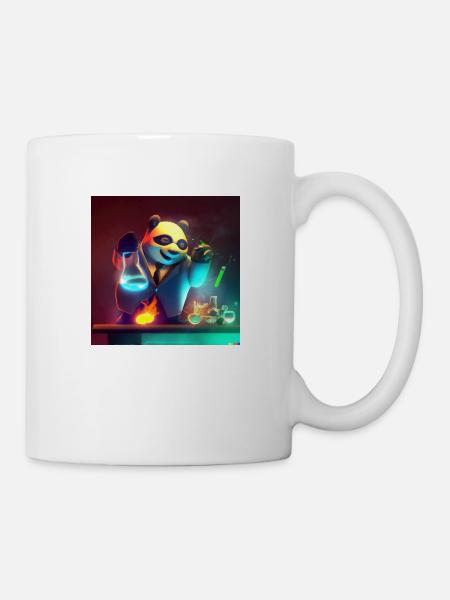 Science Panda - Tasse - Weiß