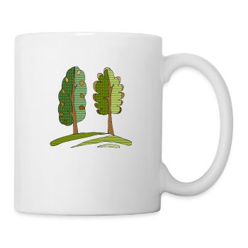Baum - Tasse - Weiß - Rechts