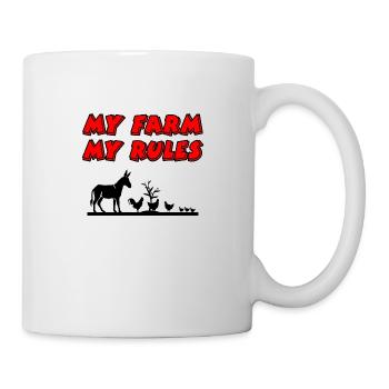 Ferme - Mug blanc - blanc - Droite
