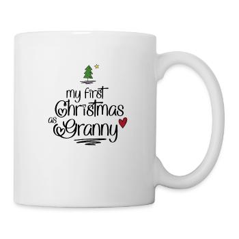 My first Christmas as Granny - Tasse - Weiß - Rechts