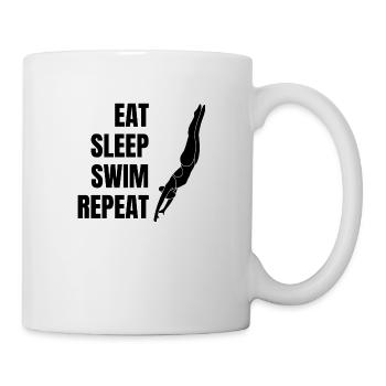 Swimmer Swimming Club Swimming Mrs. Schwimmer - Mug - white - Right