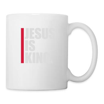 jesus is king quote - Mug - white - Right