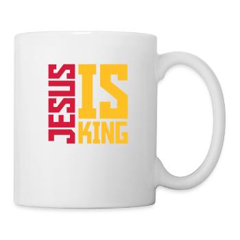 jesus is king quote - Mug - white - Right