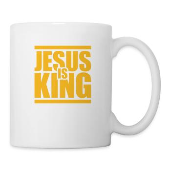 jesus is king Zitat - Tasse - Weiß - Rechts
