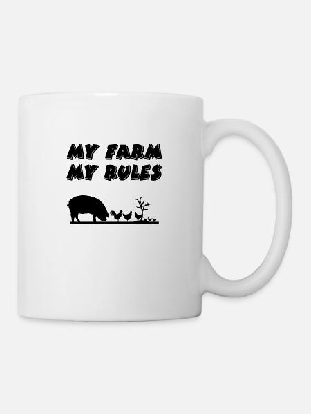 Ferme - Mug blanc - blanc