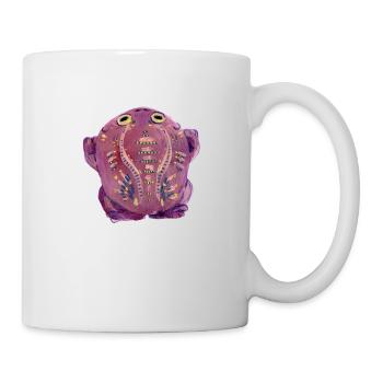 Purple Kröte - Tasse - Weiß - Rechts