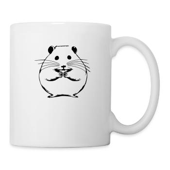 Hamster mignon animal rongeur animaux animal vecteur 10 - Mug blanc - blanc - Droite