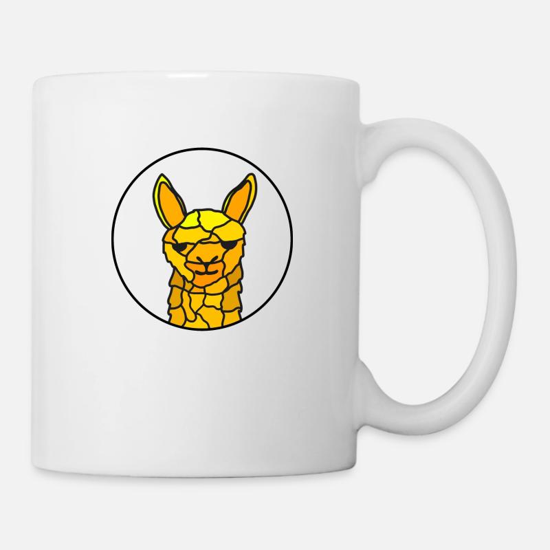 Lama - Tasse - Weiß