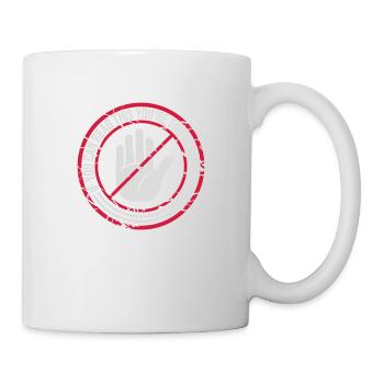trop près de moi - Mug blanc - blanc - Droite