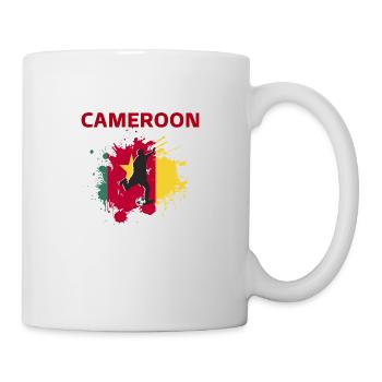 Kamerun Fußball 2022 Anhänger des kamerunischen Fußballs - Tasse - Weiß - Rechts
