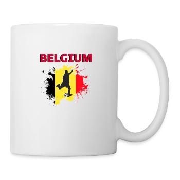 Belgium Football 2022 supporter of Belgium football - Mug - white - Right