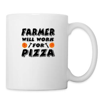 Bauer - Tasse - Weiß - Rechts