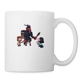 Krampus punit les enfants - Mug blanc - blanc - Droite