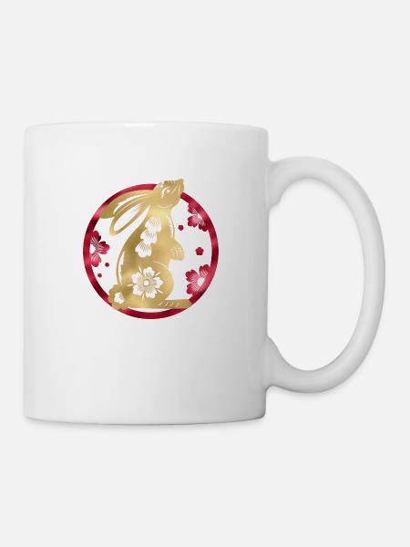 2023 - Année du Lapin | Nouvel An chinois - Mug blanc - blanc