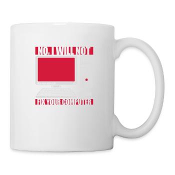 Ne pas réparer votre ordinateur - Mug blanc - blanc - Droite