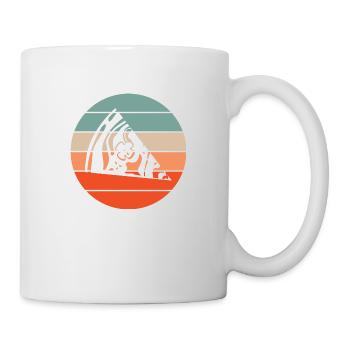 Pizza Retro Sunset - Mug - white - Right
