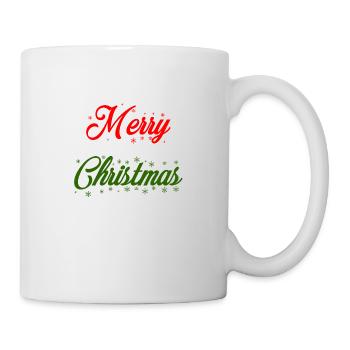 Frohe Weihnachten Feliz Navidad - Tasse - Weiß - Rechts
